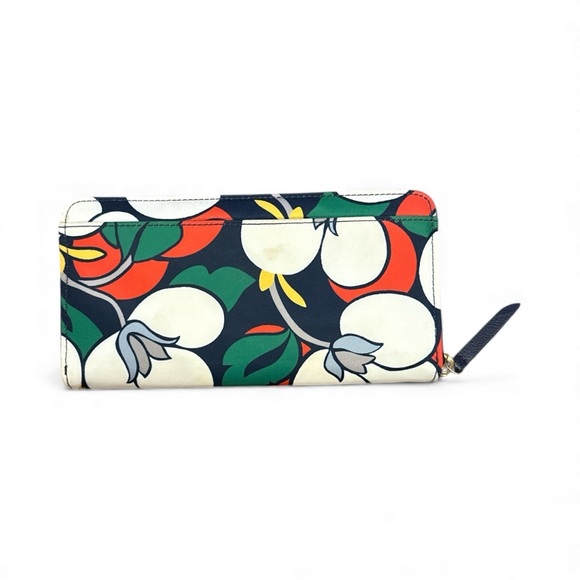 Kate Spade Navy and White Floral Wallet - Picture 2 of 4